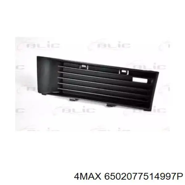 6502077514997P 4max Решітка переднього бампера, ліва