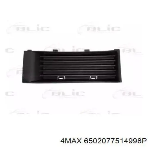 6502077514998P 4max Решітка переднього бампера, права