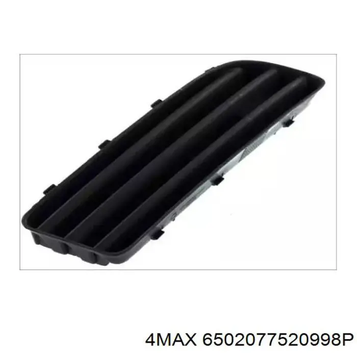 Решітка переднього бампера, права 4max 6502077520998P ціна, від 5.87 USD