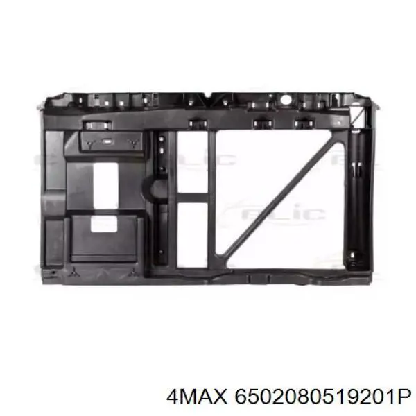 Супорт радіатора вертикальний/монтажна панель кріплення фар 4max 6502080519201P ціна, від 32.18 USD