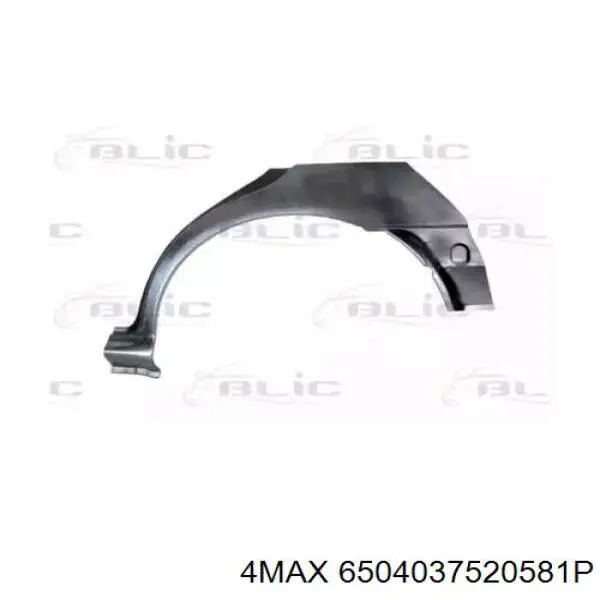 Купити 6504037520581P 4max Ремонтна частина арки крила заднього, лівого