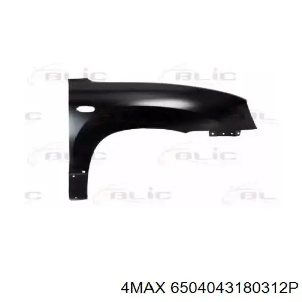 Крило переднє праве 4max 6504043180312P ціна, від 41.67 USD
