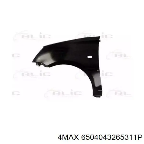 Ліве переднє крило 4max 6504043265311P ціна, від 40.83 USD