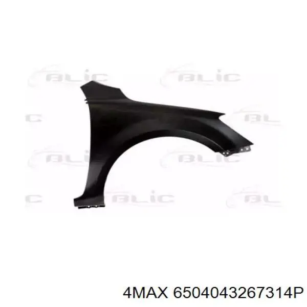 Крило переднє праве Hyundai/Kia 663211H050 ціна, від 48.85 USD