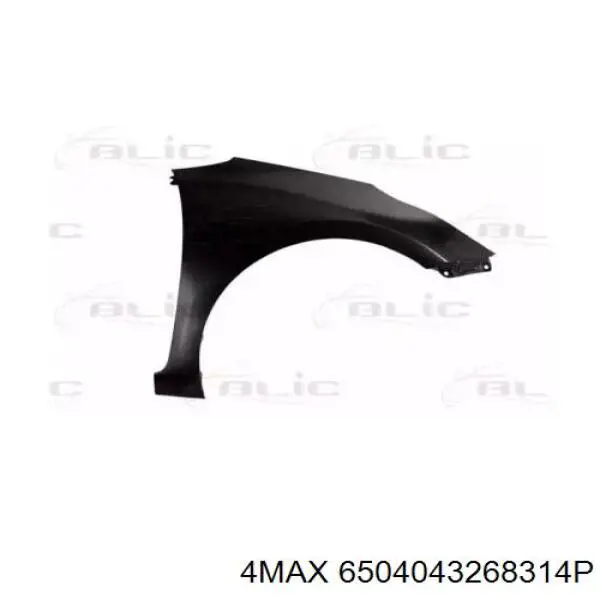 Крило переднє праве Polcar 41C1021 ціна, від 71.50 USD