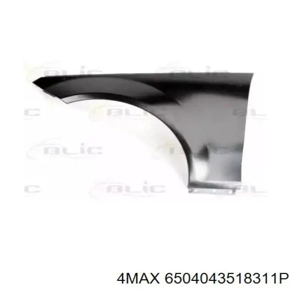 Ліве переднє крило Polcar 507001 ціна, від 51.79 USD