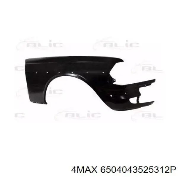 Крило переднє праве Mercedes A1238800618 ціна, від 89.17 USD