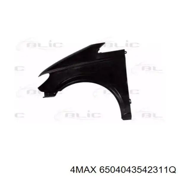Ліве переднє крило Polcar 504001J ціна, від 88.23 USD
