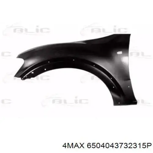 Ліве переднє крило 4max 6504043732315P ціна, від 106.52 USD
