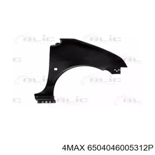 Крило переднє праве Polcar 600301 ціна, від 63.26 USD