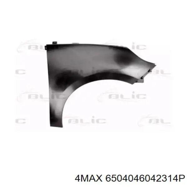 Крило переднє праве 4max 6504046042314P ціна, від 32.68 USD