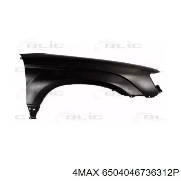 Крило переднє праве Polcar 7241021 ціна, від 175.68 USD