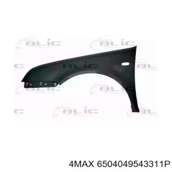 Ліве переднє крило 4max 6504049543311P ціна, від 37.41 USD