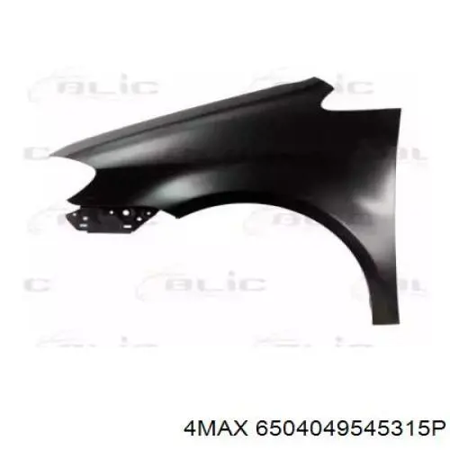 Купити 6504049545315P 4max Крило переднє ліве
