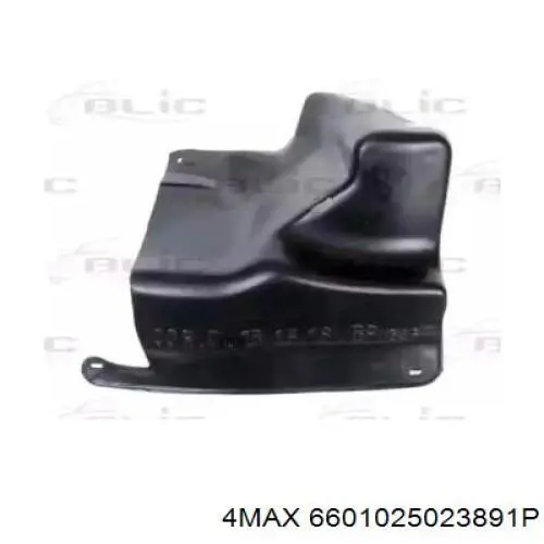 9116378 Opel Захист двигуна, правий