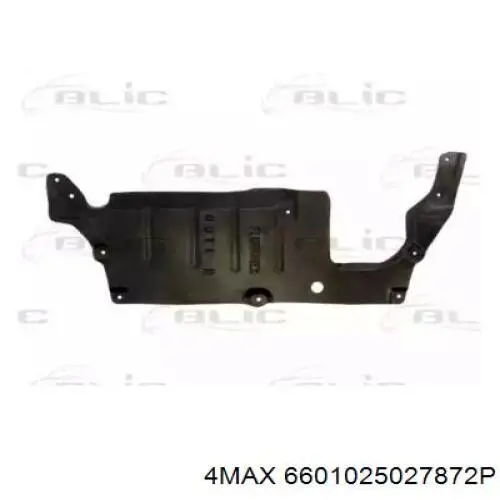 Панель бризковика (лонжерону) моторного відсіку, права 4max 6601025027872P ціна, від 19.72 USD