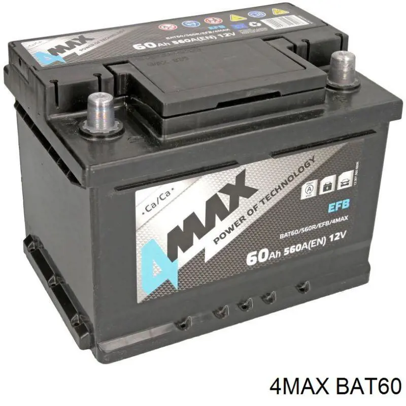 Акумуляторна батарея, АКБ 4max BAT60