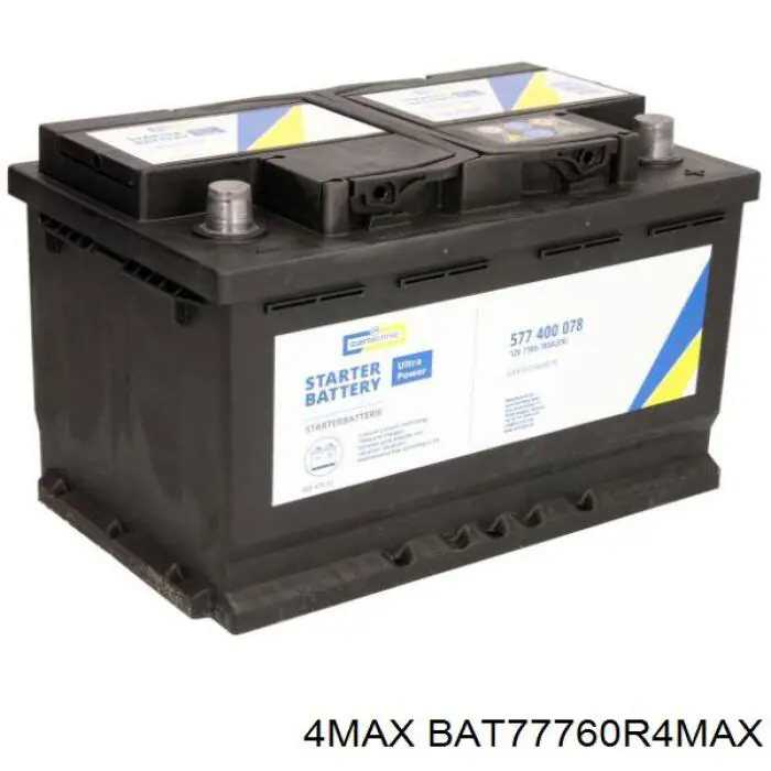 BAT77760R4MAX 4max Авто акумулятор