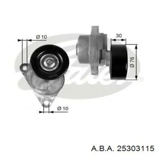 Натяжний ролик A.b.a 25303115 ціна, від 7.78 USD