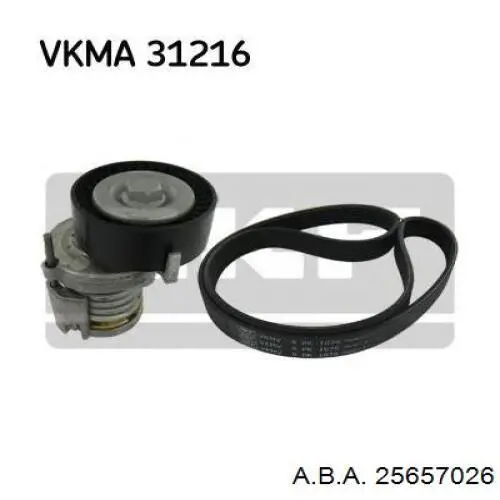 Натяжний ролик A.b.a 25657026 ціна, від 7.71 USD