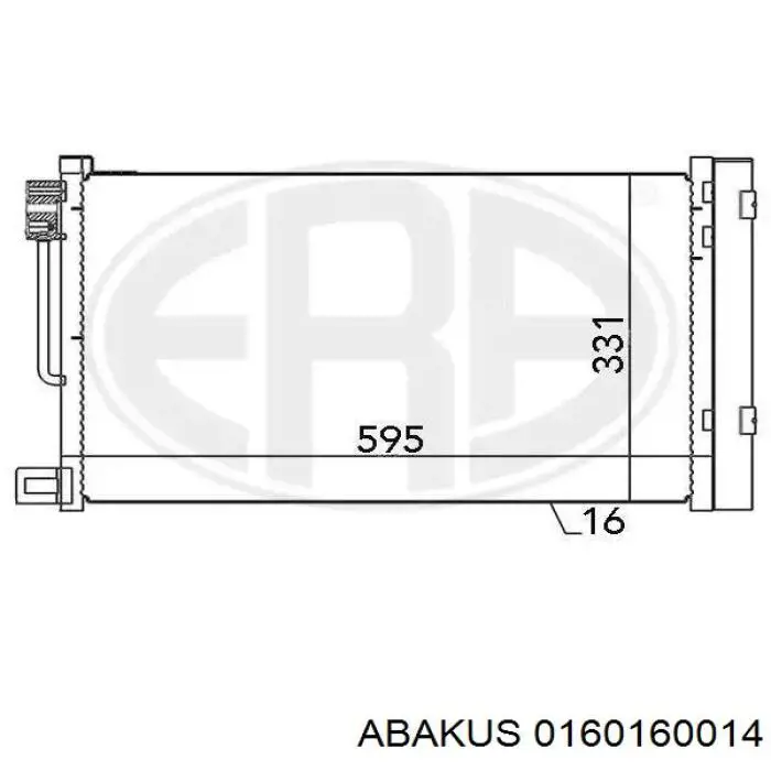 Конденсатор кондиціонера Depo/Loro/Abakus 0160160014 ціна, від 58.11 USD