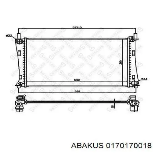 Радіатор основний Sato Tech R12119 ціна, від 56.43 USD