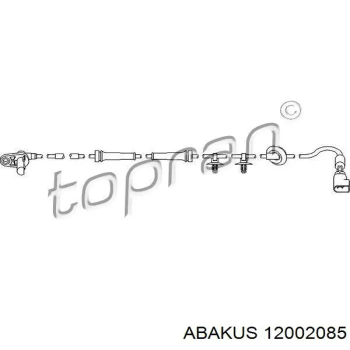 Датчик АБС передній SS1380 DP Group