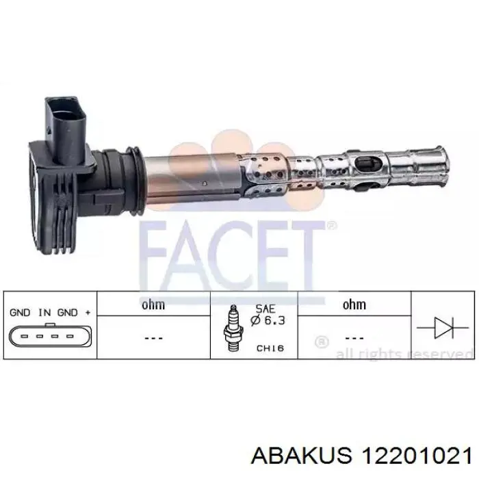 Котушка запалювання VAG 07K905715C ціна, від 12.70 USD