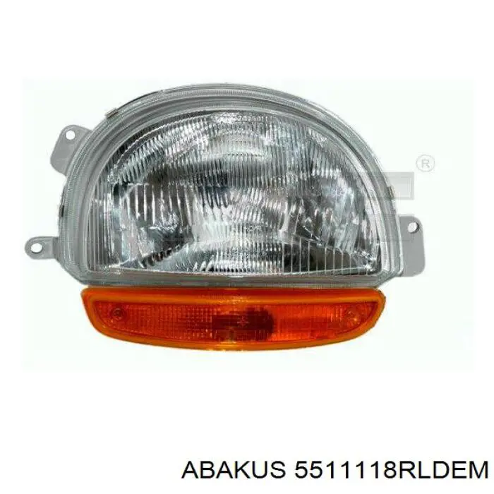 Основна фара - вставка Depo/Loro/Abakus 5511118RLDEM ціна, від 38.93 USD