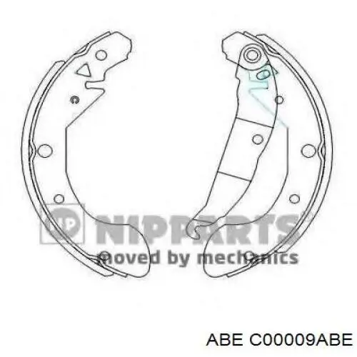 Колодки гальмові задні, барабанні C00009ABE ABE
