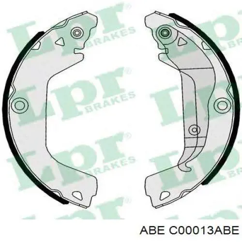 Купити C00013ABE ABE Колодки гальмові задні, барабанні