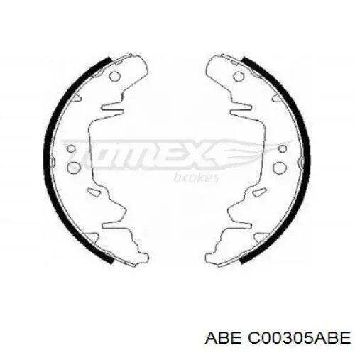 Колодки гальмові задні, барабанні ABE C00305ABE ціна, від 26.17 USD
