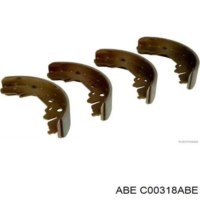 C00318ABE ABE Колодки гальмівні задні, барабанні