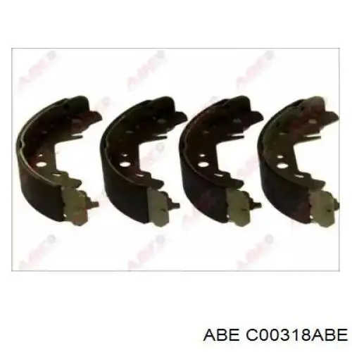 Купити C00318ABE ABE Колодки гальмові задні, барабанні