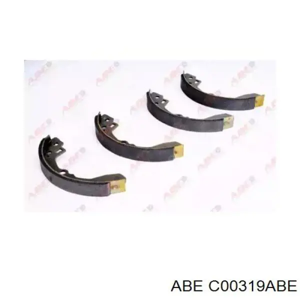 Купити C00319ABE ABE Колодки гальмові задні, барабанні