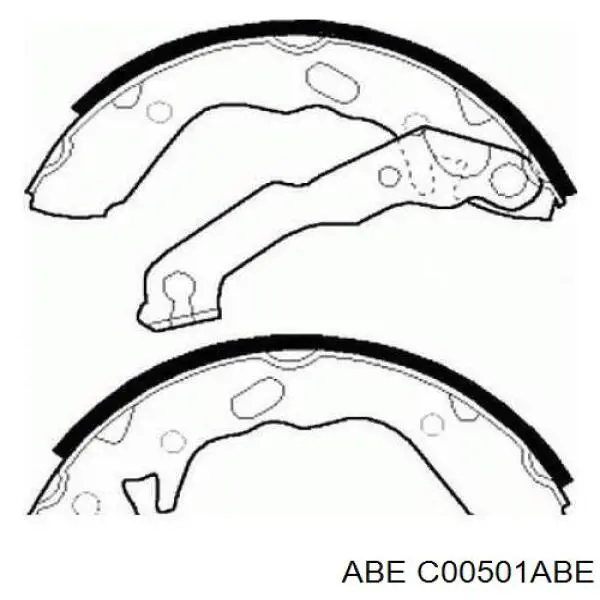 Купити C00501ABE ABE Колодки гальмівні передні, дискові
