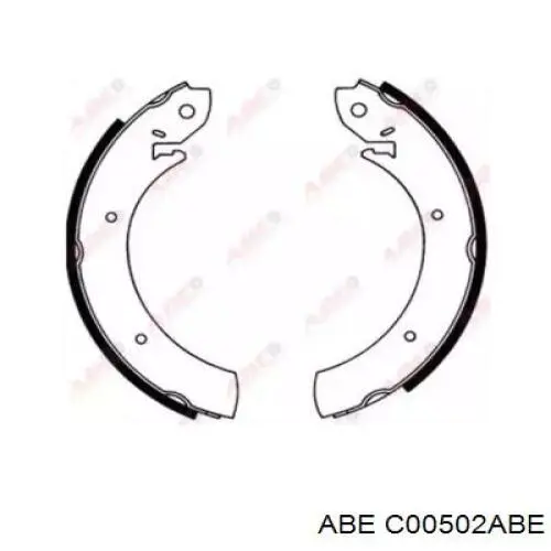 Гальма робочі задні ножні і гальмівні барабани ABE C00502ABE