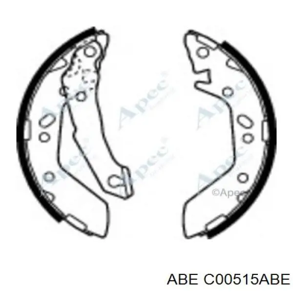 Купити C00515ABE ABE Колодки гальмові задні, барабанні