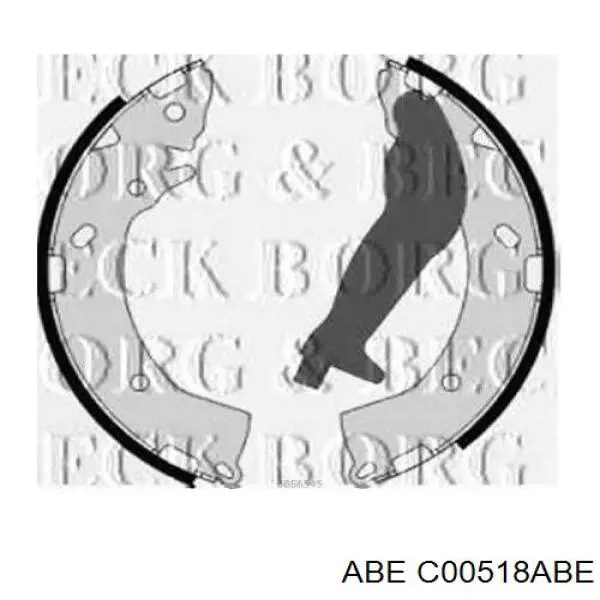 Колодки гальмові задні, барабанні C00518ABE ABE