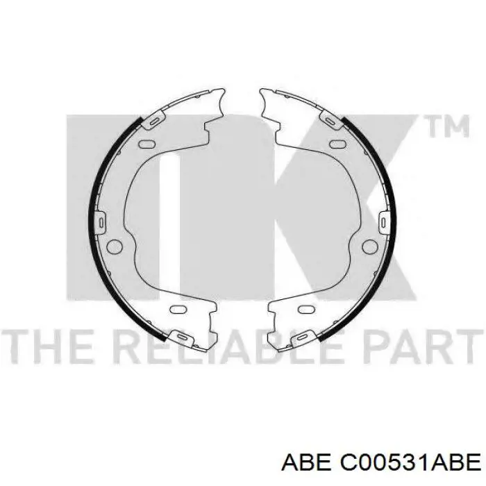 Купити C00531ABE ABE Гальмівні колодки гальма стоянки