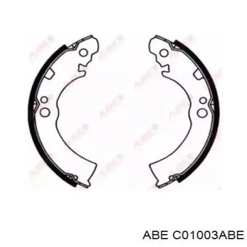 Колодки гальмові задні, барабанні ABE C01003ABE ціна, від 18.15 USD