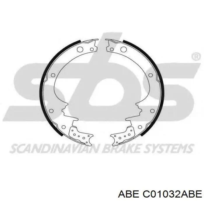 Гальма робочі задні ножні і гальмівні барабани ABE C01032ABE