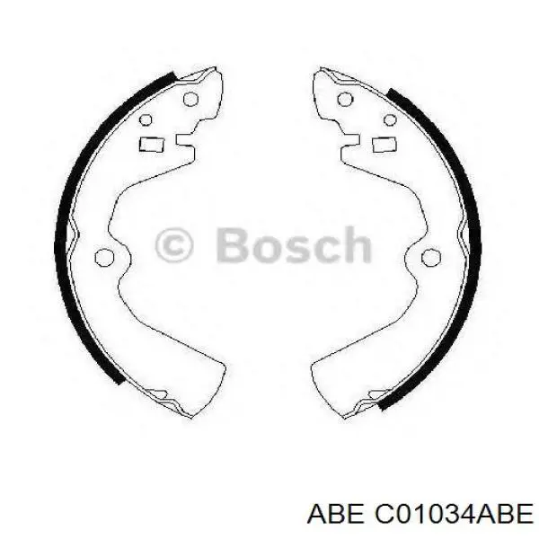 Колодки гальмові задні, барабанні C01034ABE ABE