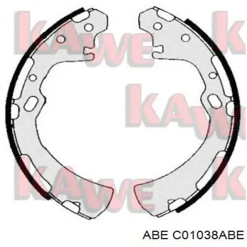 C01038ABE ABE Колодки гальмівні задні, барабанні