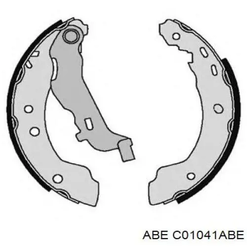 Колодки гальмові задні, барабанні C01041ABE ABE