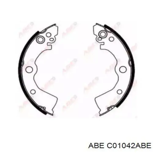 Гальма робочі задні ножні і гальмівні барабани ABE C01042ABE