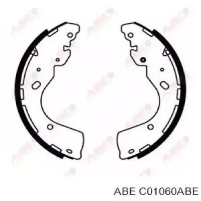 Купити C01060ABE ABE Колодки гальмові задні, барабанні