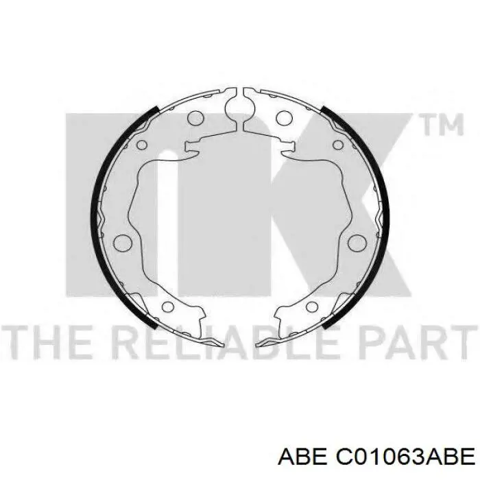Колодки ручника C01063ABE ABE