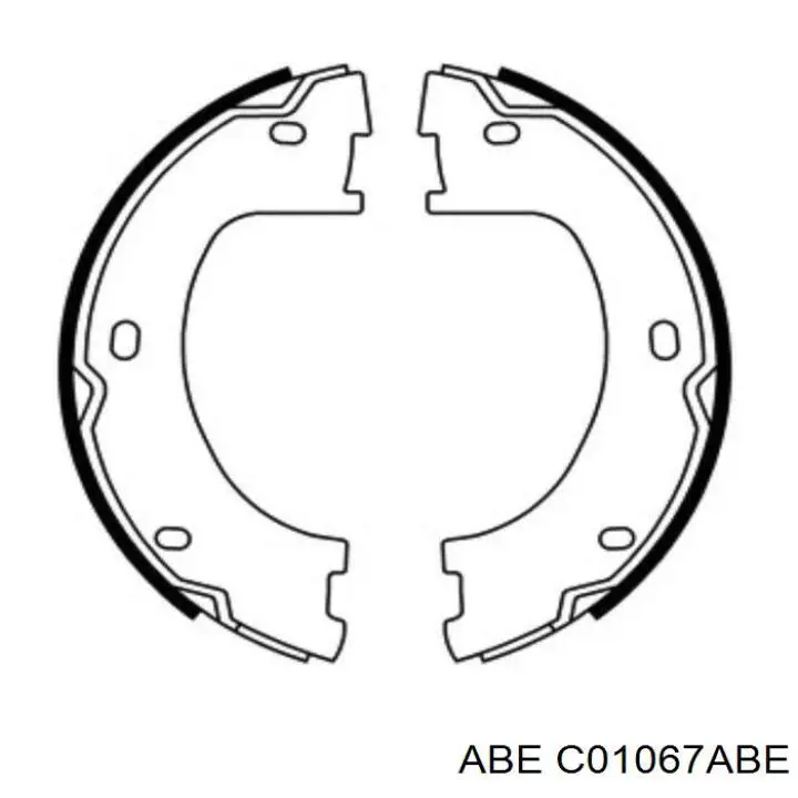 Купити C01067ABE ABE Гальмівні колодки гальма стоянки