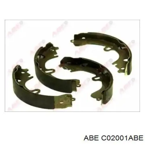 Колодки гальмові задні, барабанні ABE C02001ABE ціна, від 12.46 USD